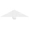 Ekena Millwork Redmond Architectural Grade PVC Gable Bracket, 36"W x 9"H x 4"D x 4"F, 6/12 Pitch GBP036X09X0404RED00 - alternate 3